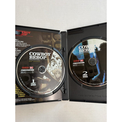 Cowboy Bebop Best Sessions 2 - Disc DVD Set Bandai Entertainment Anime Watanabe - thriftgoblin