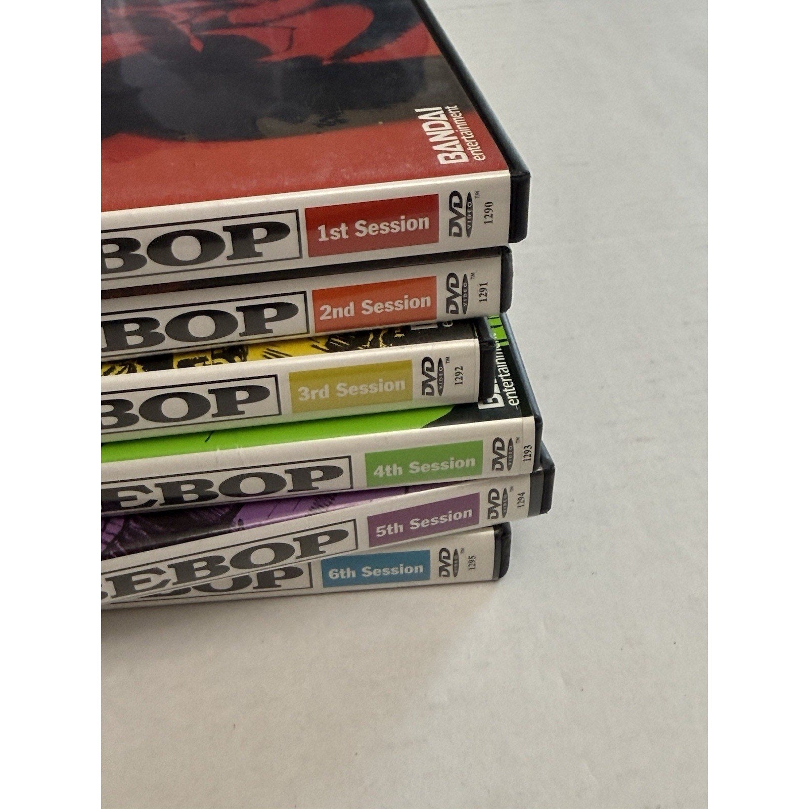 Cowboy Bebop Complete DVD Set Sessions 1–6 Bandai Entertainment Anime 1998 retro - thriftgoblin