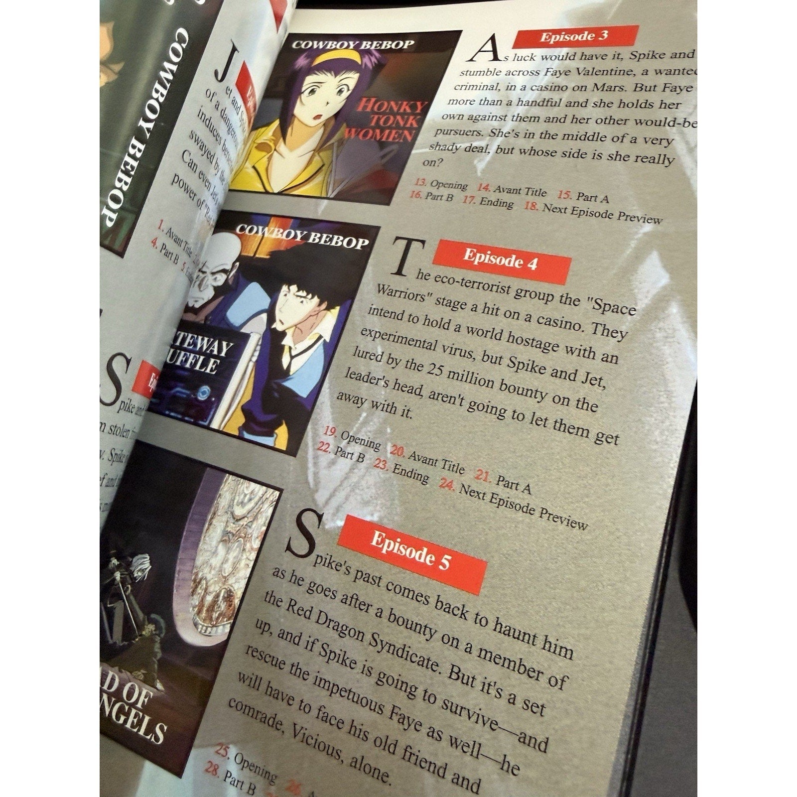 Cowboy Bebop Complete DVD Set Sessions 1–6 Bandai Entertainment Anime 1998 retro - thriftgoblin