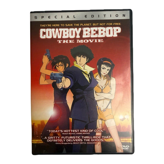 Cowboy Bebop The Movie Special Edition DVD Anime 2003 Watanabe Sunrise Toonami - thriftgoblin