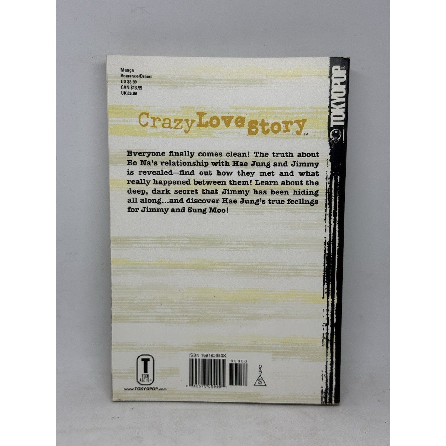 Crazy Love Story Vol 4 Manhwa Lee Vin TOKYOPOP Romance Drama Teen 2005 English - thriftgoblin