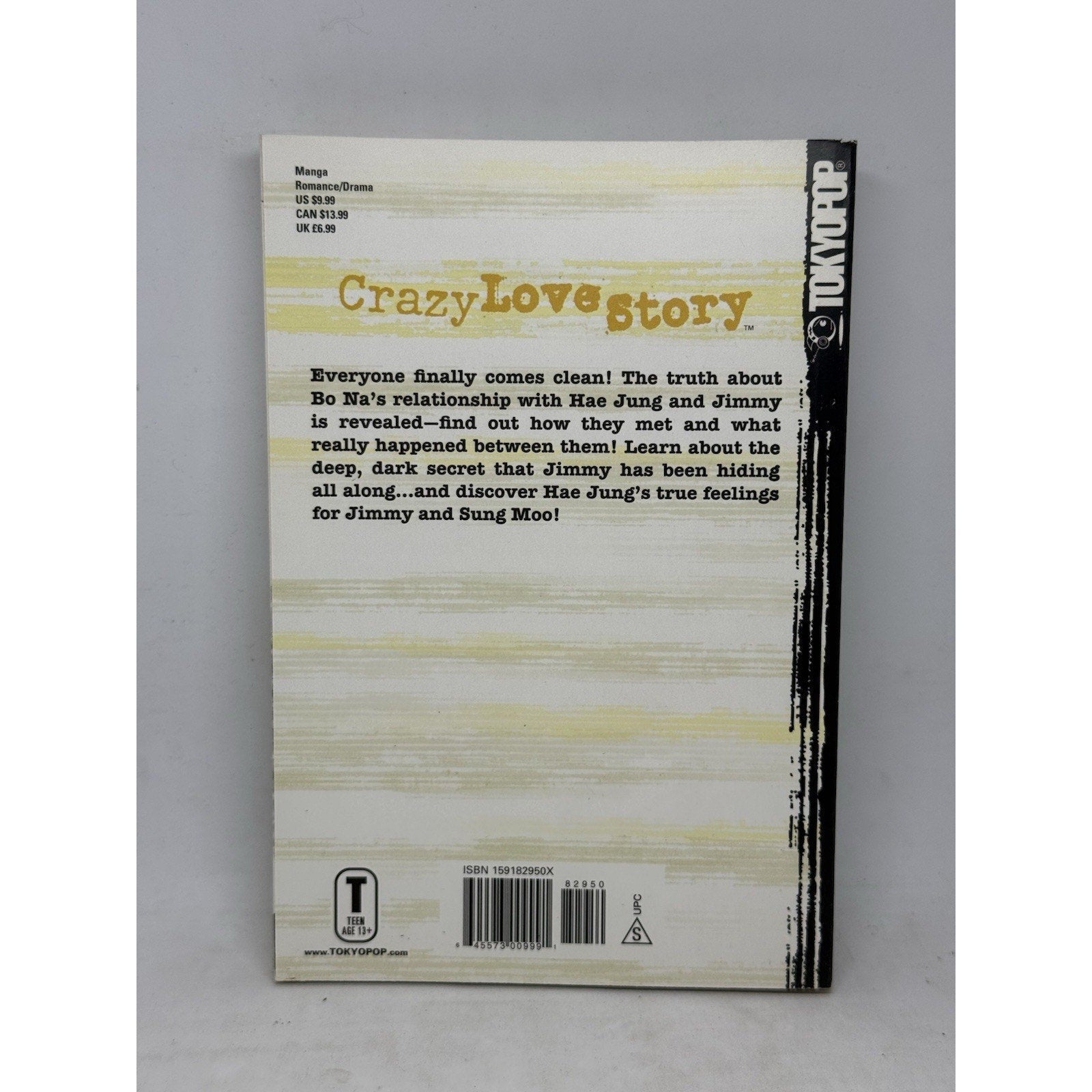 Crazy Love Story Vol 4 Manhwa Lee Vin TOKYOPOP Romance Drama Teen 2005 English - thriftgoblin