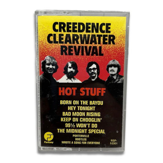 Creedence Clearwater Revival - Hot Stuff (Cassette Tape, 1987, Fantasy) - thriftgoblin