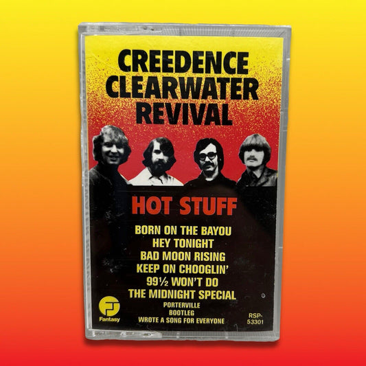 Creedence Clearwater Revival - Hot Stuff (Cassette Tape, 1987, Fantasy) - thriftgoblin