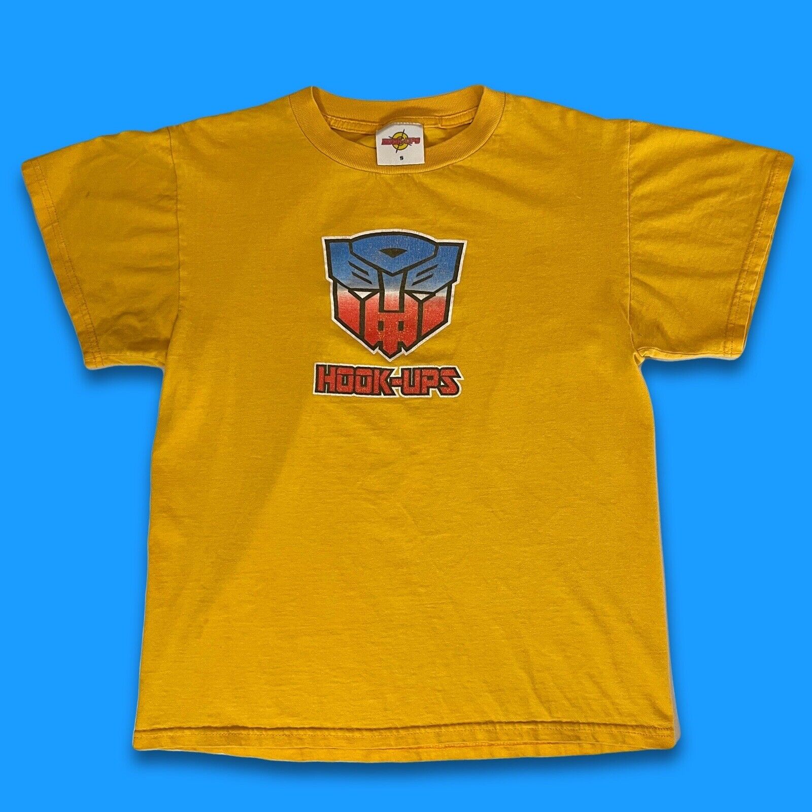 Crosshair Tag Hook - Ups Skateboarding Transformers Tshirt Size Small Made in USA - thriftgoblin