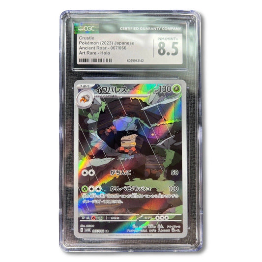 Crustle 067/066 Art Rare Pokemon Card CGC 8.5 Japanese Ancient Roar TCG CCG - thriftgoblin