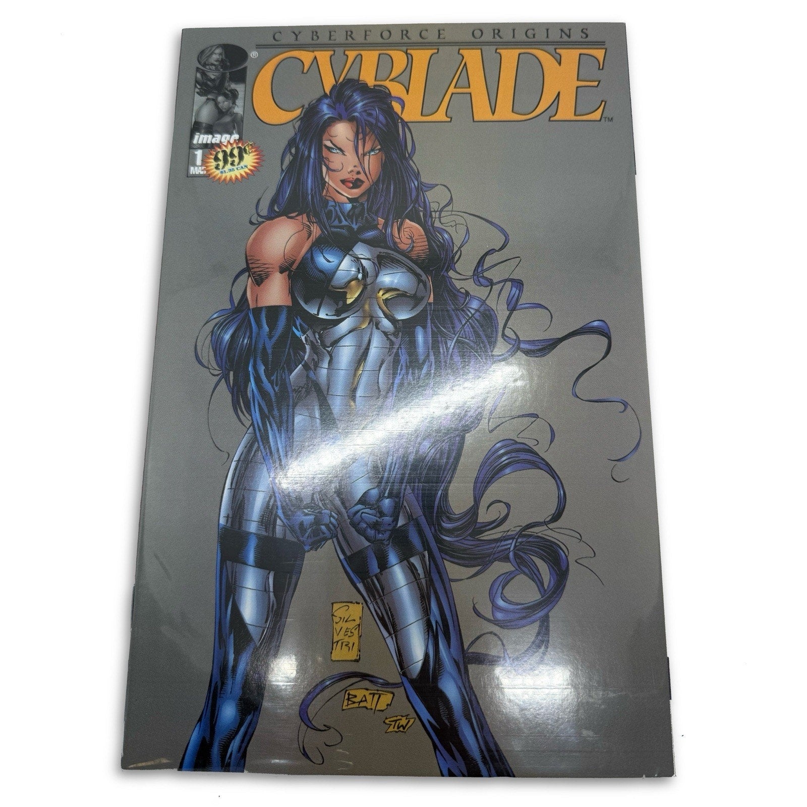 Cyberforce Origins: Cyblade 1 1995 Image Comics Silvestri Top Cow VF/NM Sexy - thriftgoblin