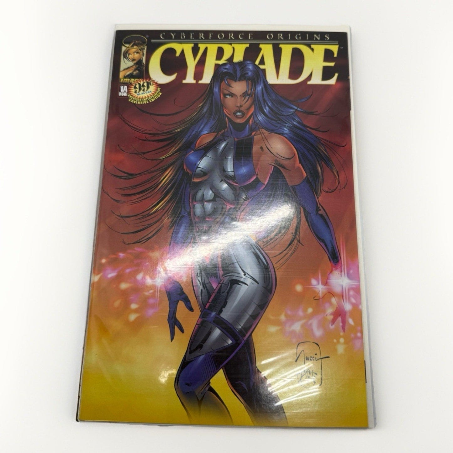 Cyblade 1A 1995 Image AE Exclusive American Entertainment Variant VF/NM Rare - thriftgoblin