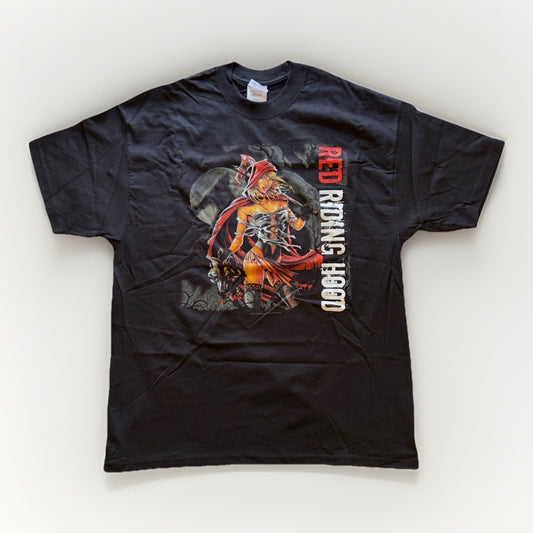 2010 Zenescope Red Riding Hood Shirt XL Comic Fantasy Horror Port & Co Black Te