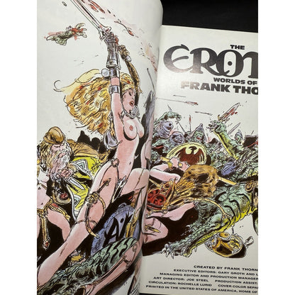 The Erotic Worlds of Frank Thorne #1 (1990, Eros Comix) - First Printing - Adult