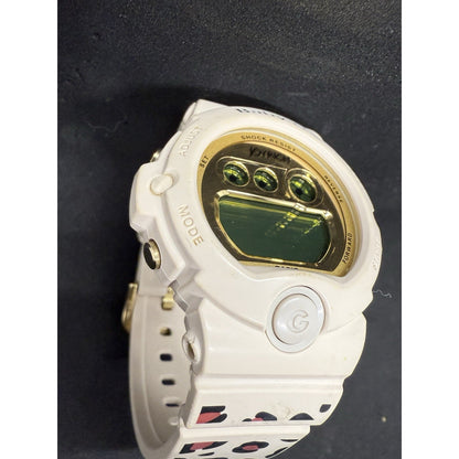 Casio Baby-G x Joyrich BG-6900JR White Leopard Gold Face Digital Watch Rare Cat