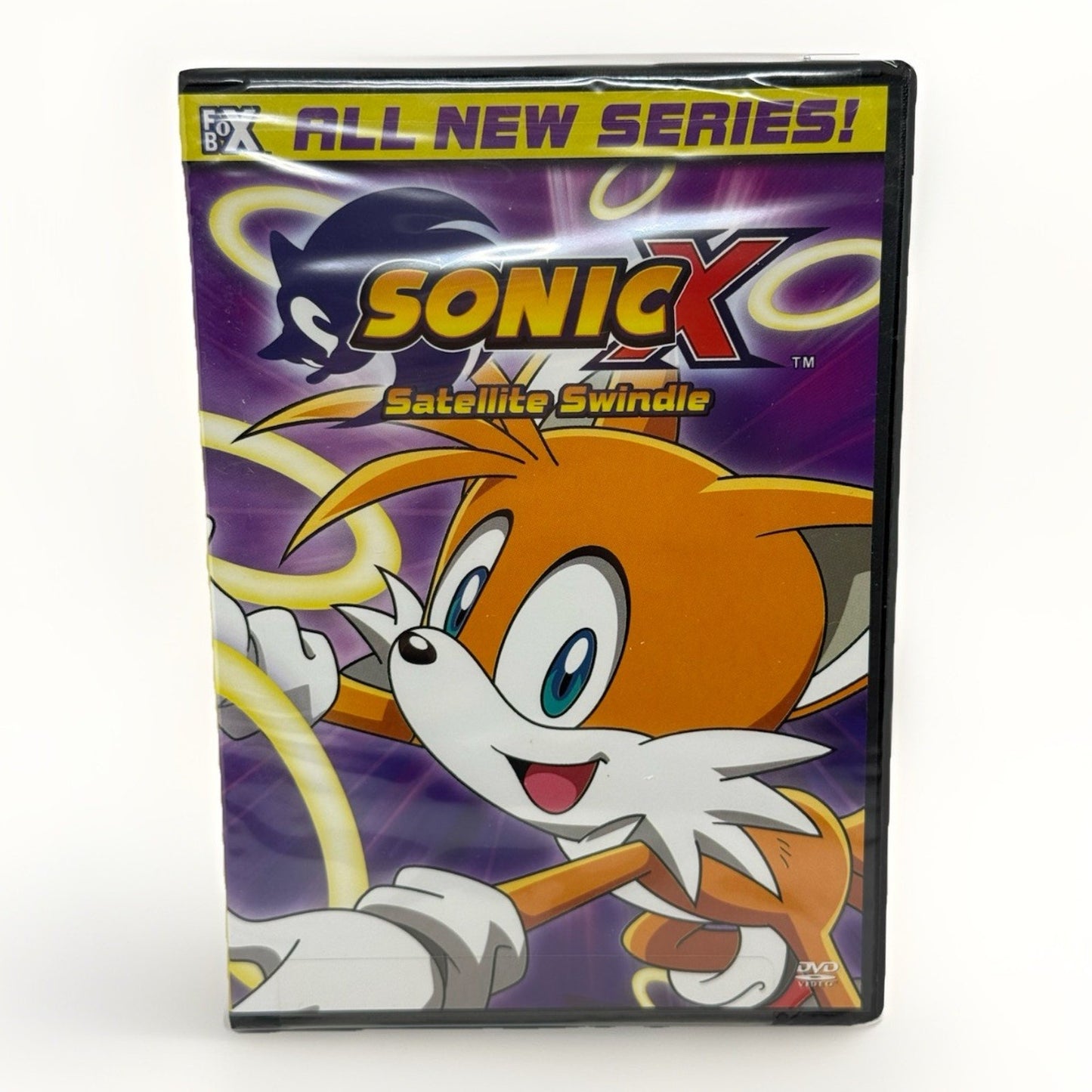 Sonic X Satellite Swindle DVD Sealed FoxBox 4Kids FUNimation 2003 Anime Knuckles