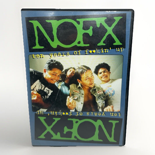 NOFX – Ten Years of Fuckin’ Up (DVD, 2003, Fat Wreck Chords) Music band punk