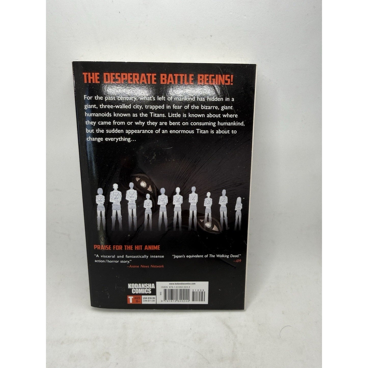 Attack on Titan Vol. 1 Manga Hajime Isayama Kodansha Comics English Graphic