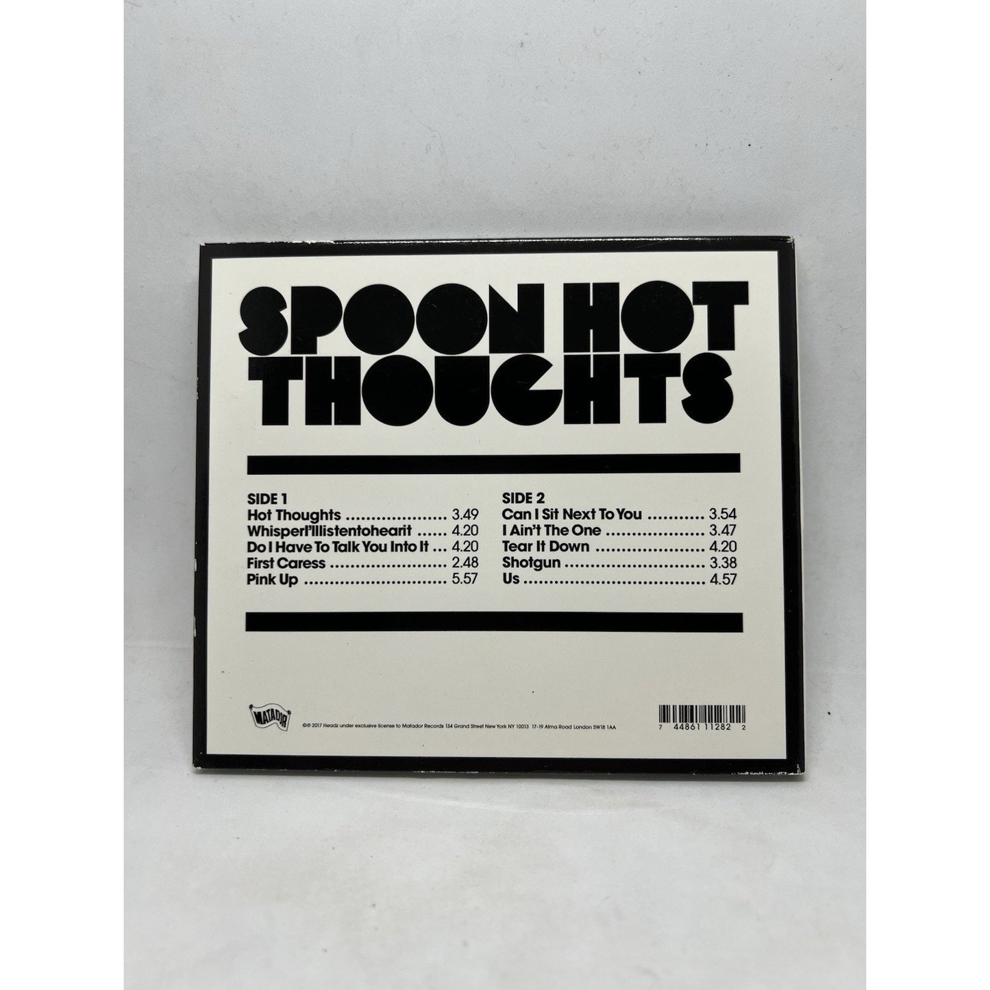 Spoon – Hot Thoughts (2017) Matador Indie Rock CD Album OLE-1128-2 Skeleton