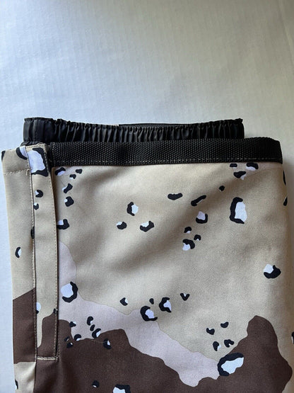 DC SHOES SNOWBOARD PANTS SPLIT CAMO 15k Waterproof Vents Brown Gray Winter Gear - thriftgoblin