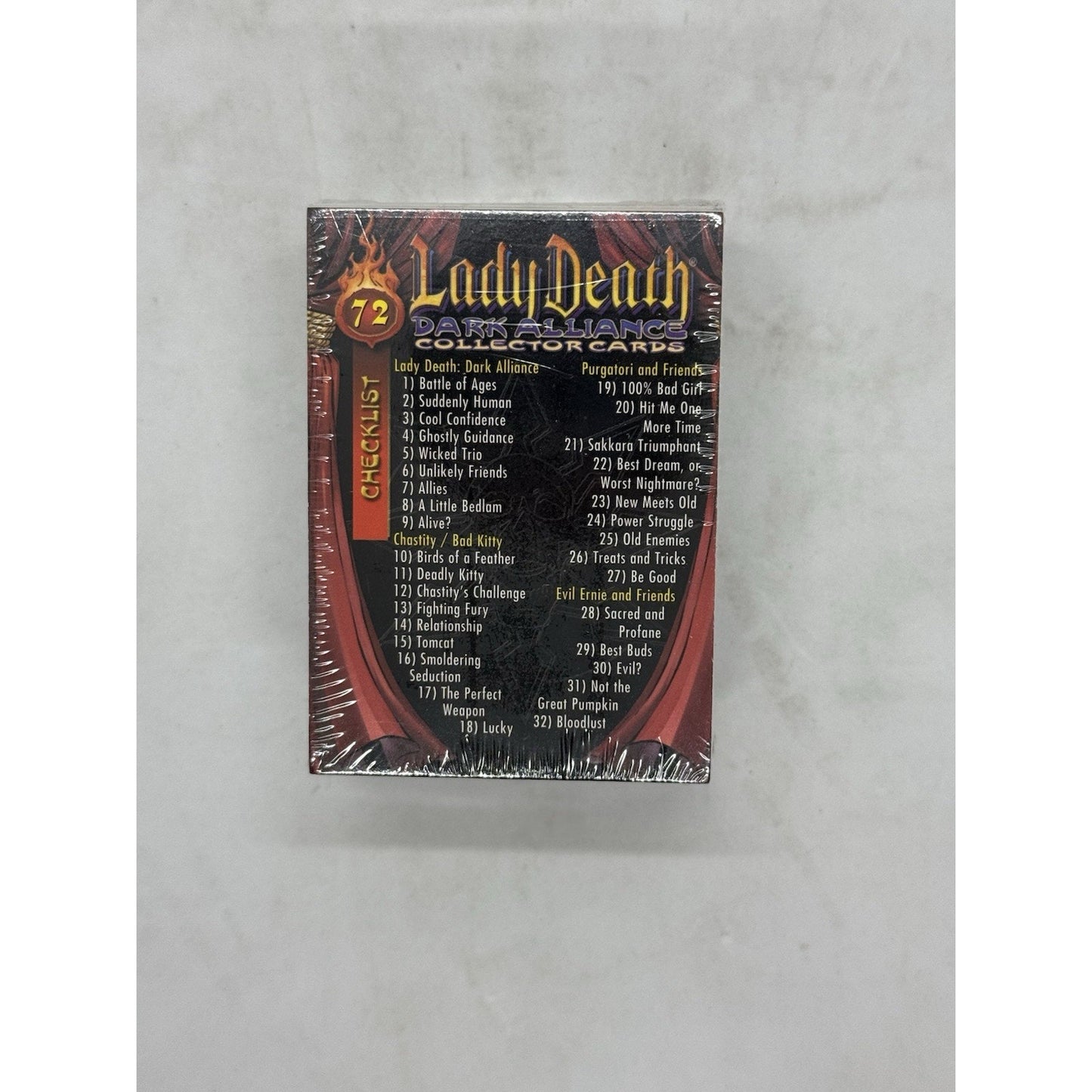 Lady Death Dark Alliance Collector Cards 2002 Comic Images 72 Factory SEALED Y2K