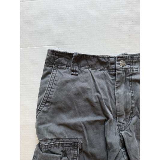 Old Navy Men’s Slim Fit Cargo Pants Gray Size 30x32 Utility Pocket y2k indie