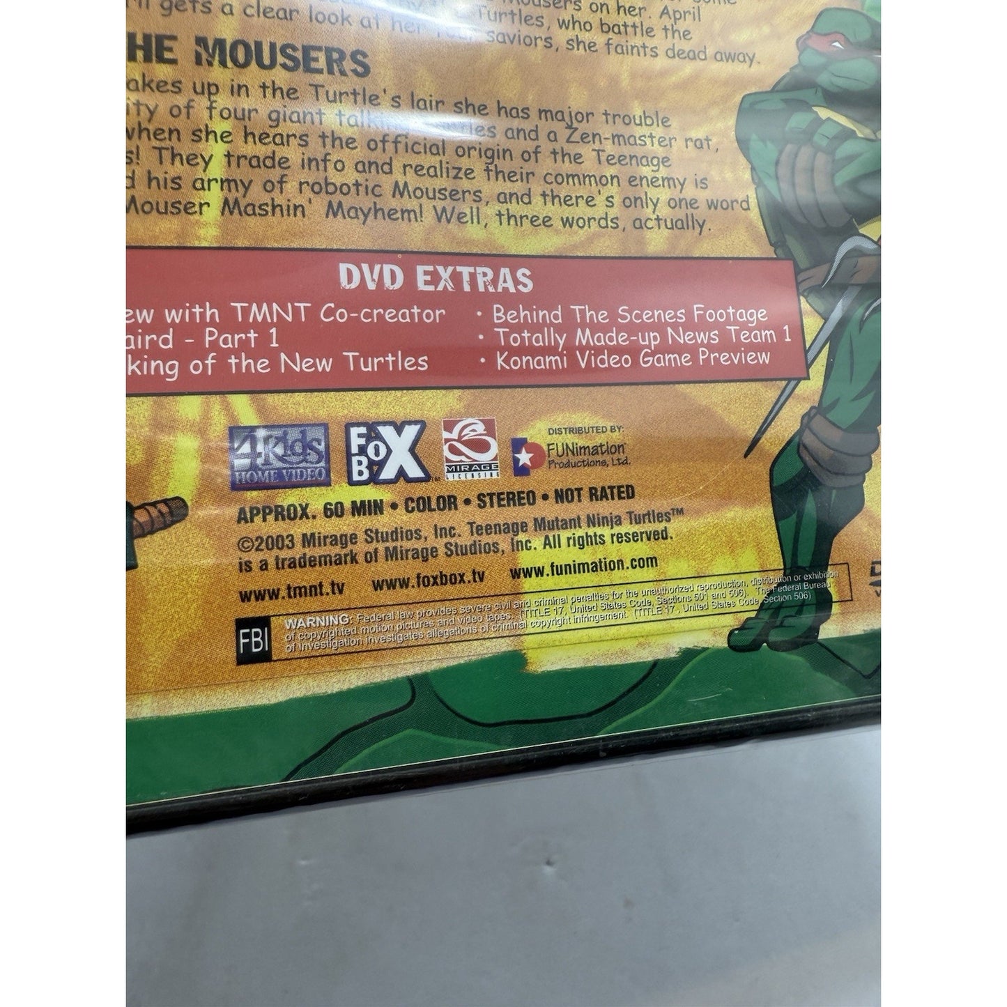 Teenage Mutant Ninja Turtles - Vol. 1: Attack of the Mousers DVD -2003