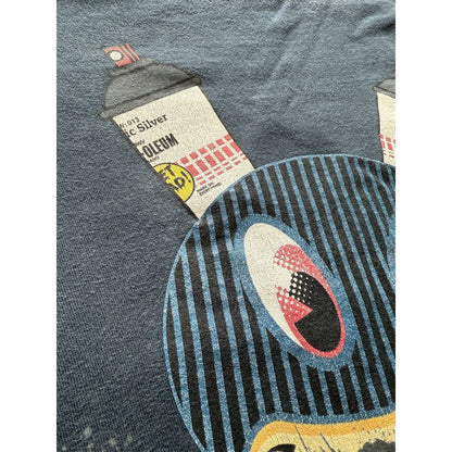 Kidrobot Mad Villain XL Blue T Shirt Artist Collab Streetwear Graphic Tee Rare