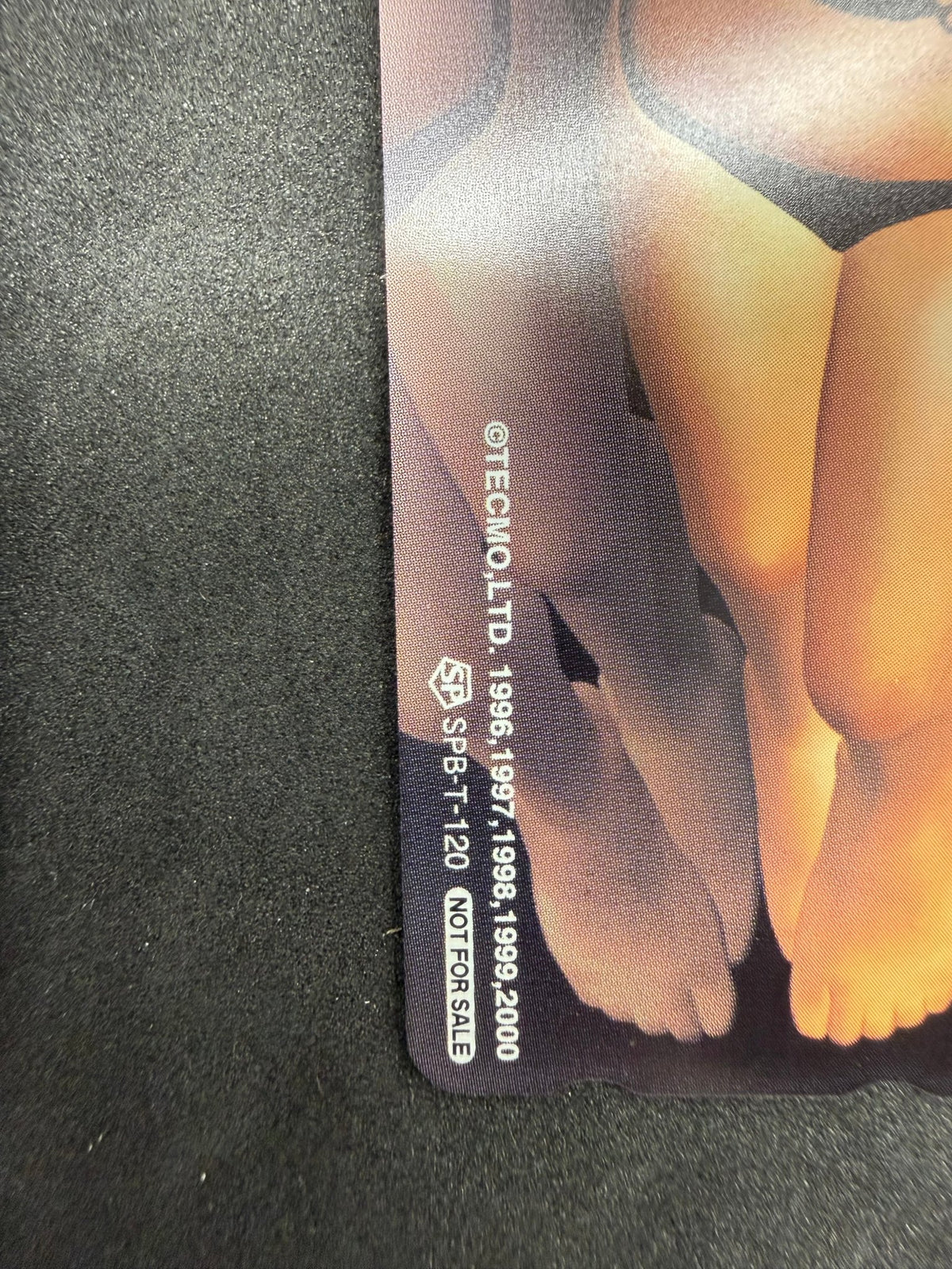 Dead or Alive 2 Black Swimsuit Not For Sale Unused Japanese Telephone Card (Teleca) - Thrift GoblinTelephone Card