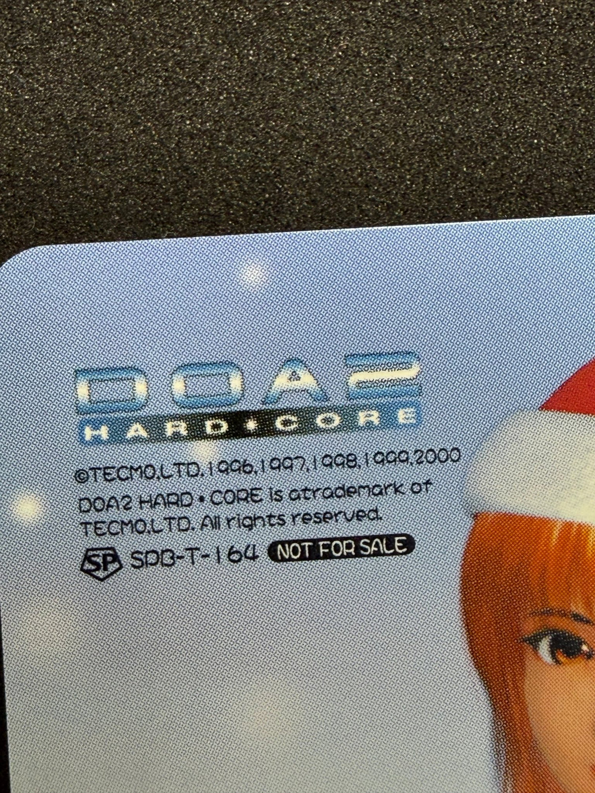Dead or Alive 2 Kasumi Santa Not For Sale Unused Japanese Telephone Card (Teleca) - Thrift GoblinTelephone Card