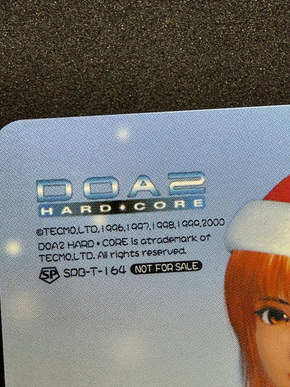 Dead or Alive 2 Kasumi Santa Not For Sale Unused Japanese Telephone Card (Teleca) - Thrift GoblinTelephone Card