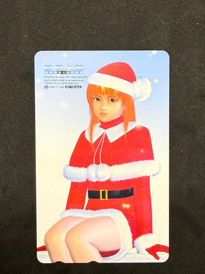 Dead or Alive 2 Kasumi Santa Not For Sale Unused Japanese Telephone Card (Teleca) - Thrift GoblinTelephone Card