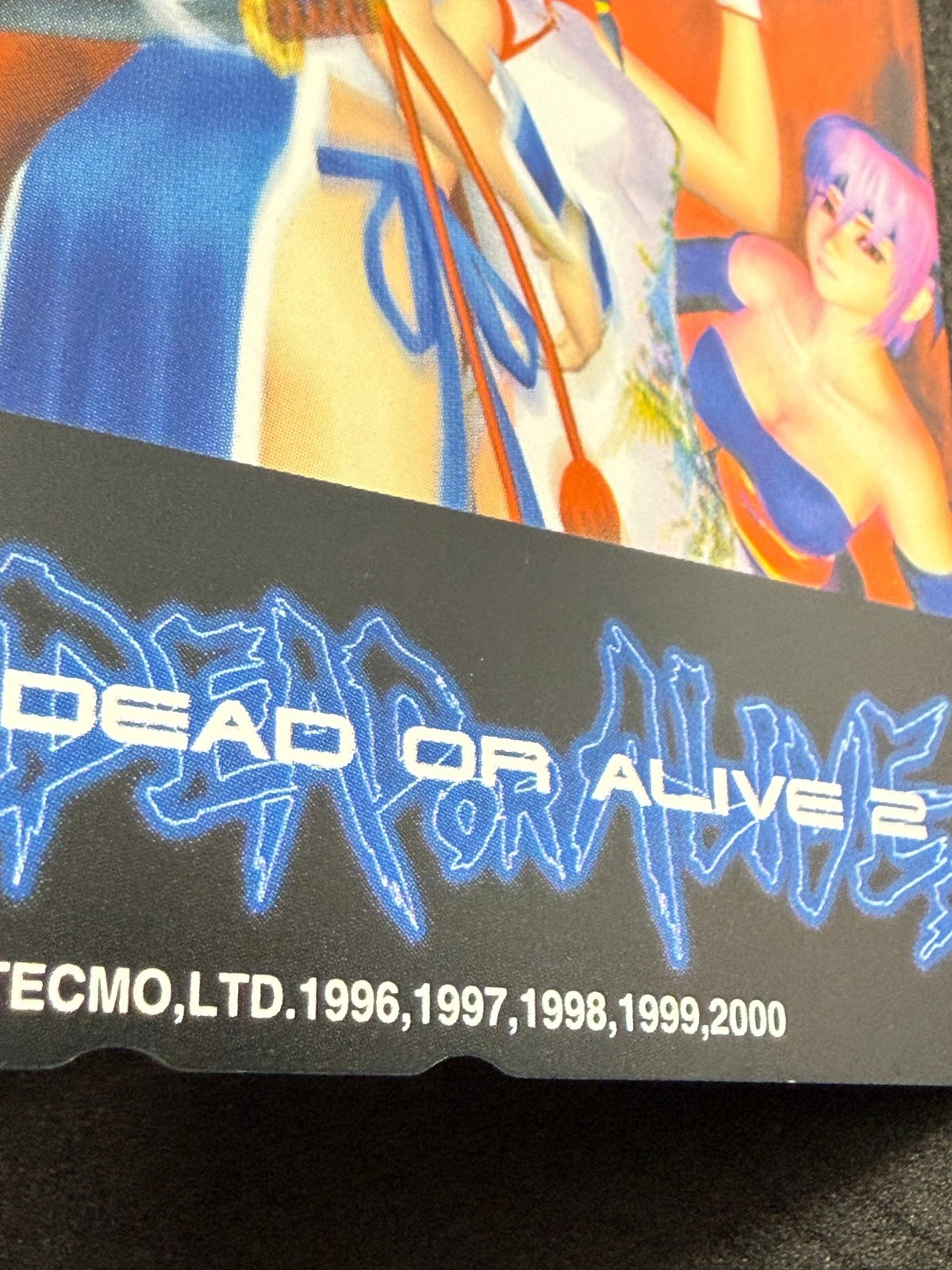 Dead or Alive 2 The PlayStation Unused Japanese Telephone Card (Teleca) - Thrift GoblinTelephone Card