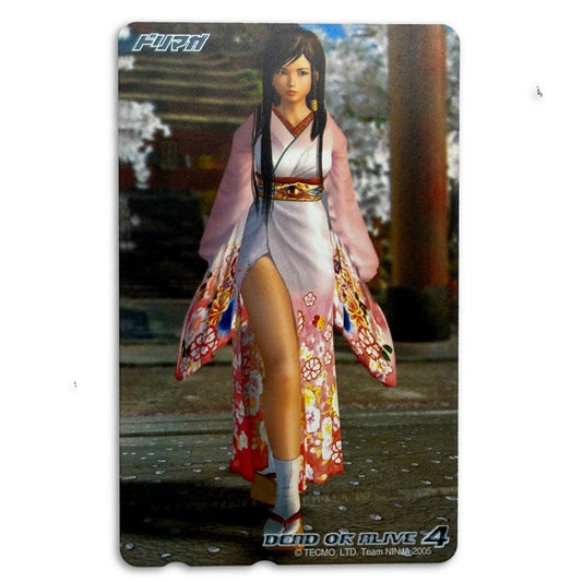 Dead or Alive 4 Kimono Character Dreamcast Magazine Telephone Card - Thrift GoblinTelephone Card