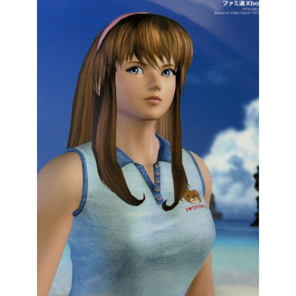 Dead or Alive Ultimate Kasumi B5 Desk Mat Famitsu Xbox Supplement Tecmo 2004 - thriftgoblin