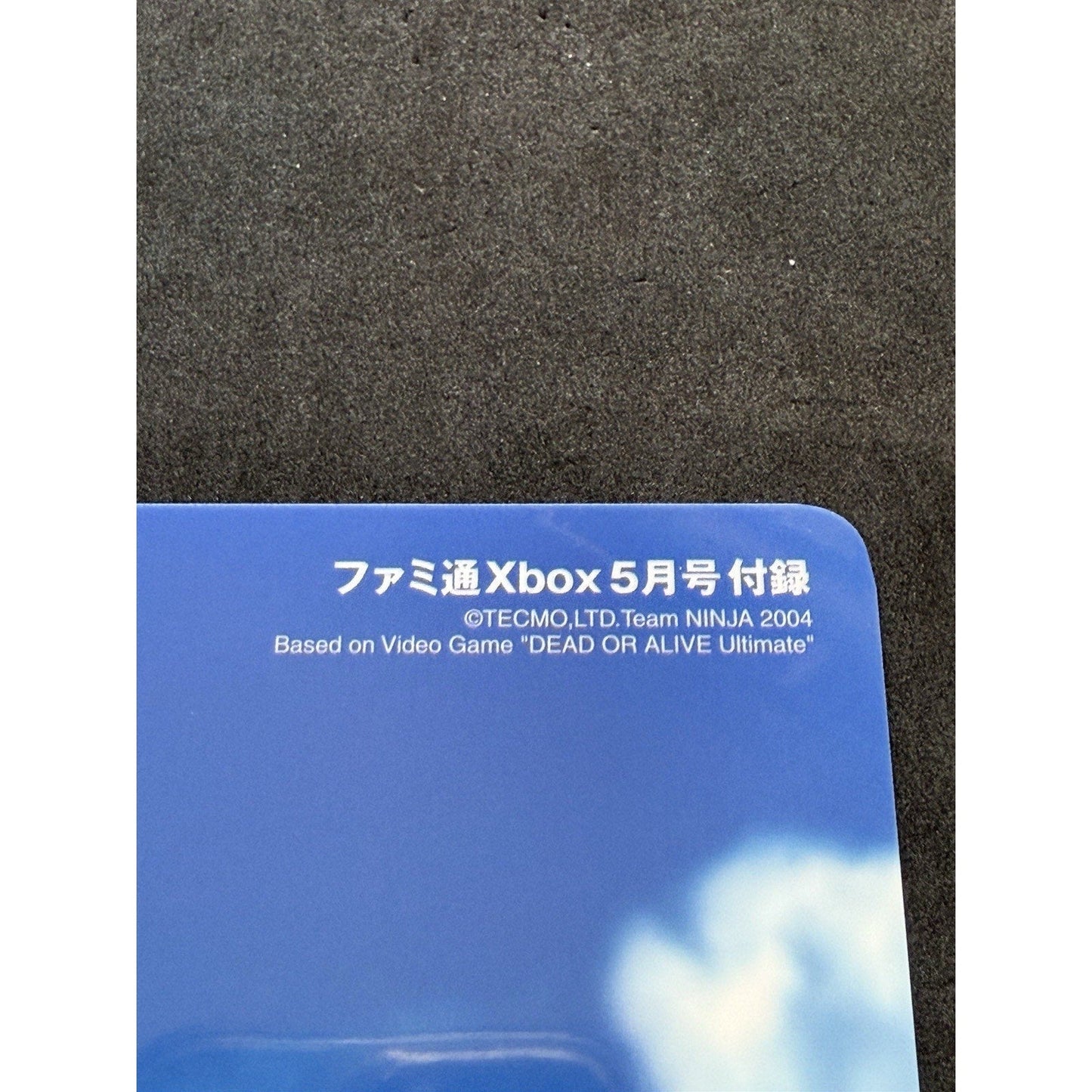 Dead or Alive Ultimate Kasumi B5 Desk Mat Famitsu Xbox Supplement Tecmo 2004 - thriftgoblin