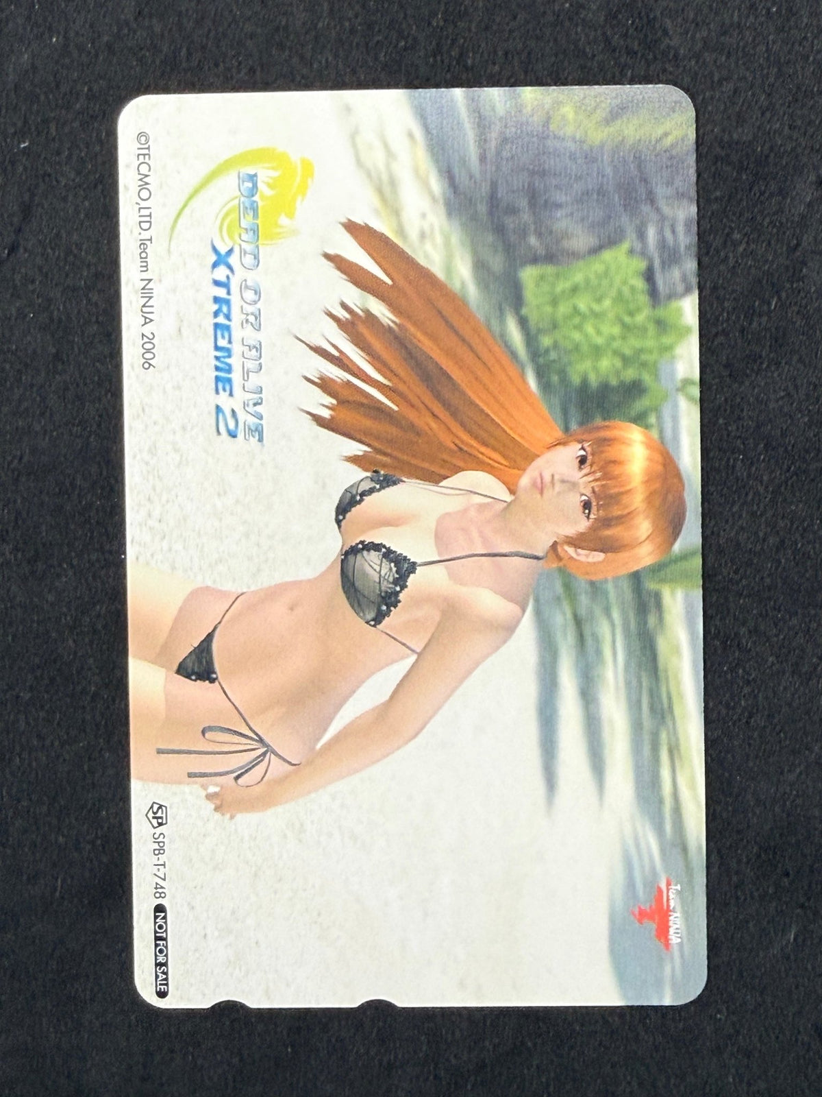 Dead or Alive Xtreme 2 Kasumi Not For Sale Unused Japanese Telephone Card (Teleca) - Thrift GoblinTelephone Card