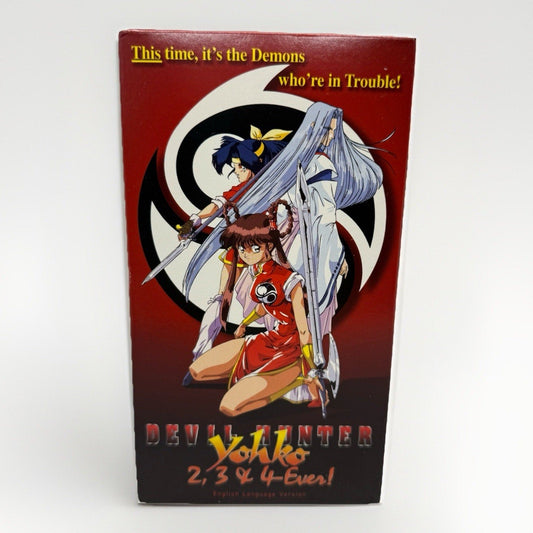 Devil Hunter Yohko 2, 3 & 4 - Ever! VHS ADV Films English Dub/Sub Anime Rare 1993 - thriftgoblin
