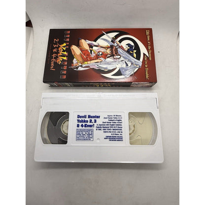 Devil Hunter Yohko 2, 3 & 4 - Ever! VHS ADV Films English Dub/Sub Anime Rare 1993 - thriftgoblin