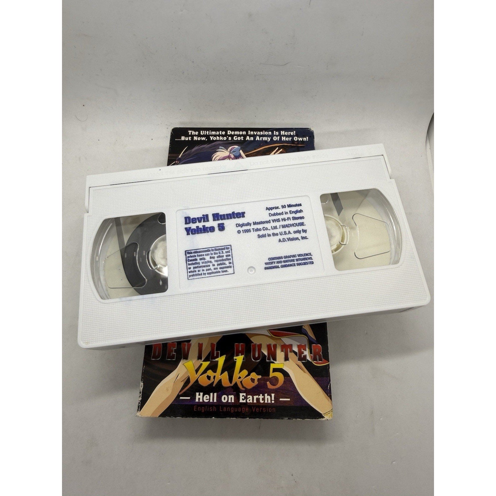 Devil Hunter Yohko 5 VHS English Dubbed Anime 1995 ADV Films Rare Vintage OVA - thriftgoblin