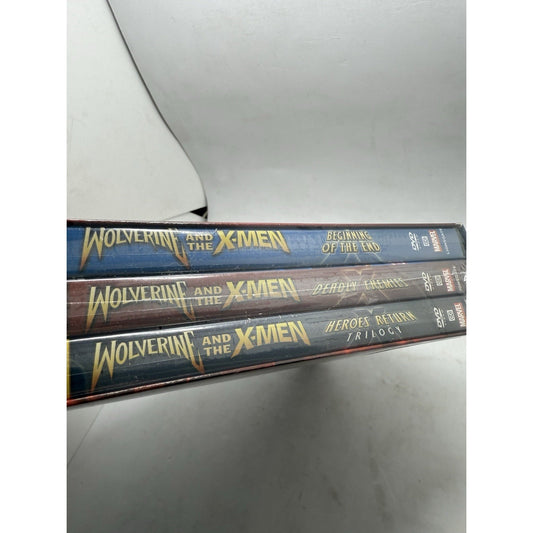 Wolverine and the X-Men Volumes 1-3 DVD Set Marvel Lionsgate (2009) Animated Y2k