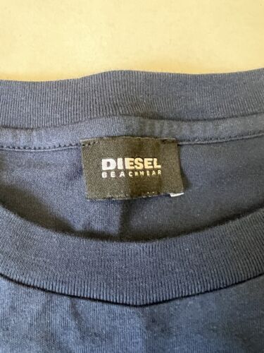 Diesel Parsen Short Sleeve Blue Dead Zombie Rocker Hand - thriftgoblin