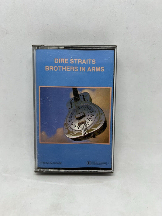 Dire Straits Brothers In Arms 1985 Cassette Tape Classic Rock WB Rock Classic - thriftgoblin