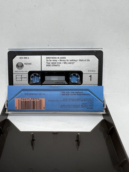 Dire Straits Brothers In Arms 1985 Cassette Tape Classic Rock WB Rock Classic - thriftgoblin