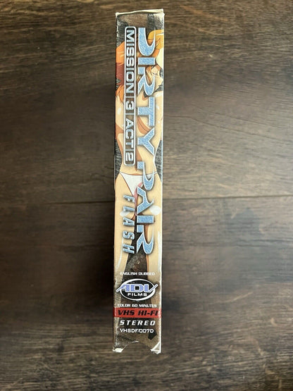 Dirty Pair Flash - Mission 3: Act 2 (VHS, 1998, Subtitled, Japanese, Animated) - thriftgoblin