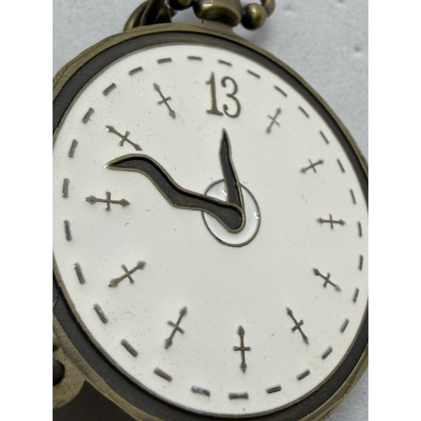Disney DLR Haunted Mansion O'Pin House Pocket Watch 13 Hour Clock Pin 2009 70097 - thriftgoblin