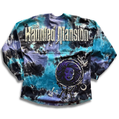 Disney Haunted Mansion Glow Night Tie - Dye Spirit Jersey Madame Leota Adult M - thriftgoblin