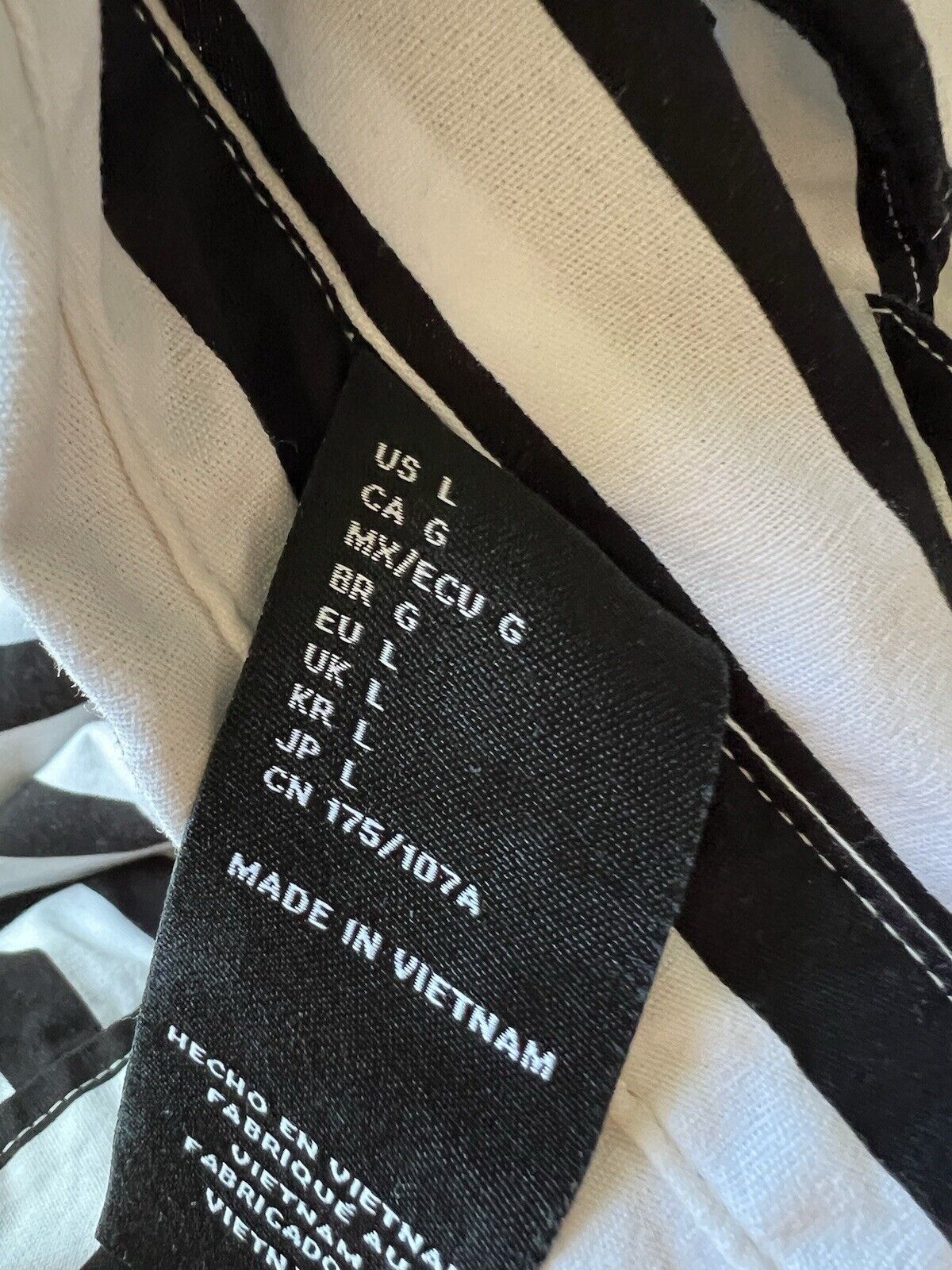 Disney X Forever 21 Mickey Mouse Men Medium Black White Verticle Stripes Japan - thriftgoblin