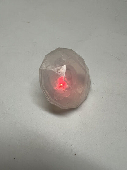 Disneyland 60th Disney Parks Mickey Diamond Drink Glow Cube Lights Up Silver - thriftgoblin