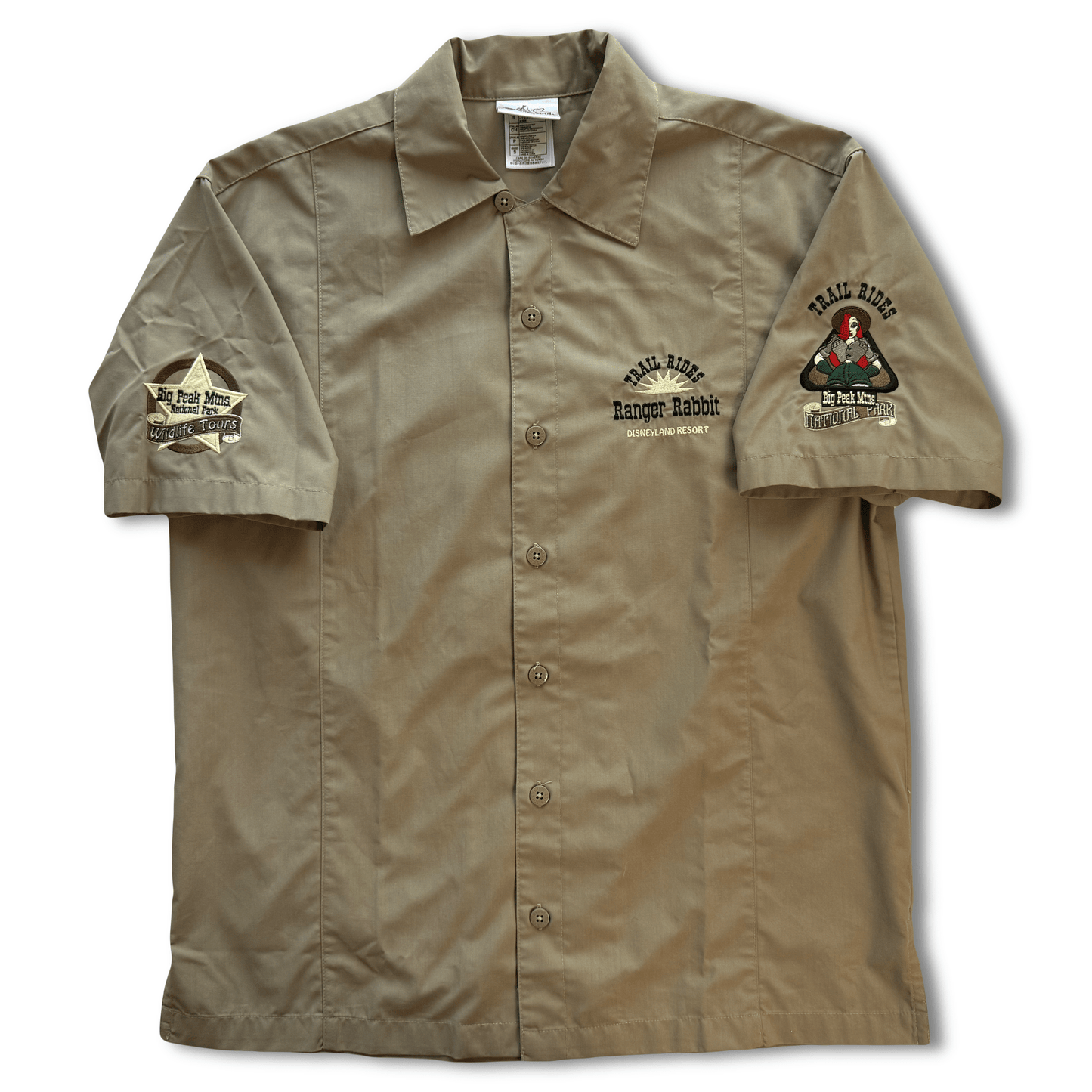 Disneyland Resort Ranger Rabbit Trail Rides Cast Member Shirt Jessica Rabbit S - thriftgoblinTops