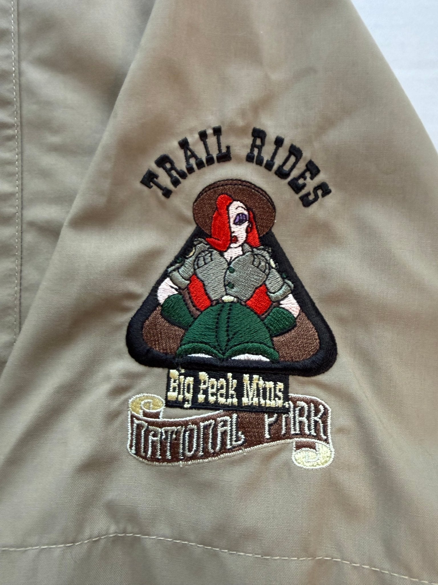 Disneyland Resort Ranger Rabbit Trail Rides Cast Member Shirt Jessica Rabbit S - thriftgoblinTops