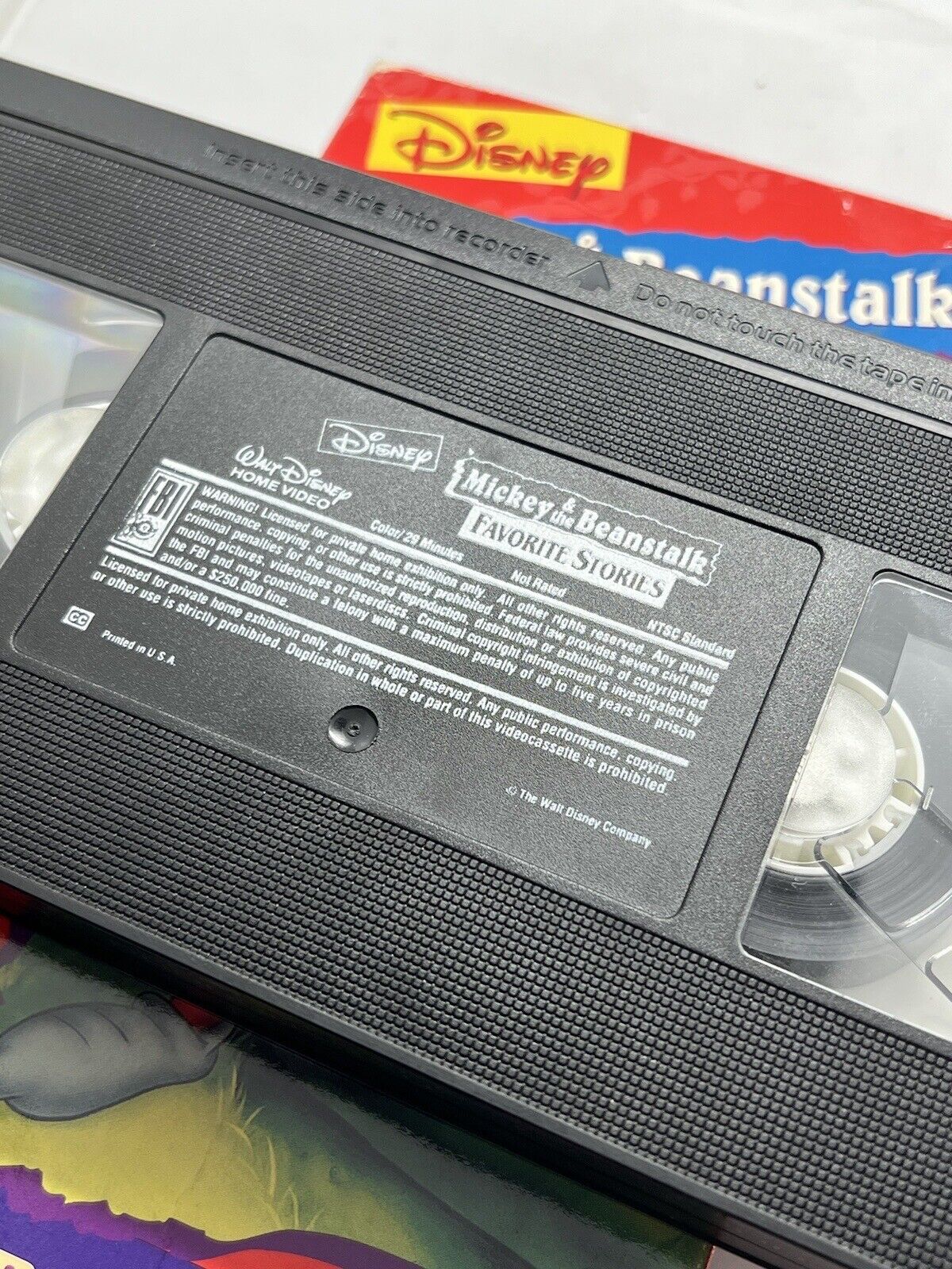 Disneys Learning Adventures - Mickey The Beanstalk (VHS, 1994) - thriftgoblin