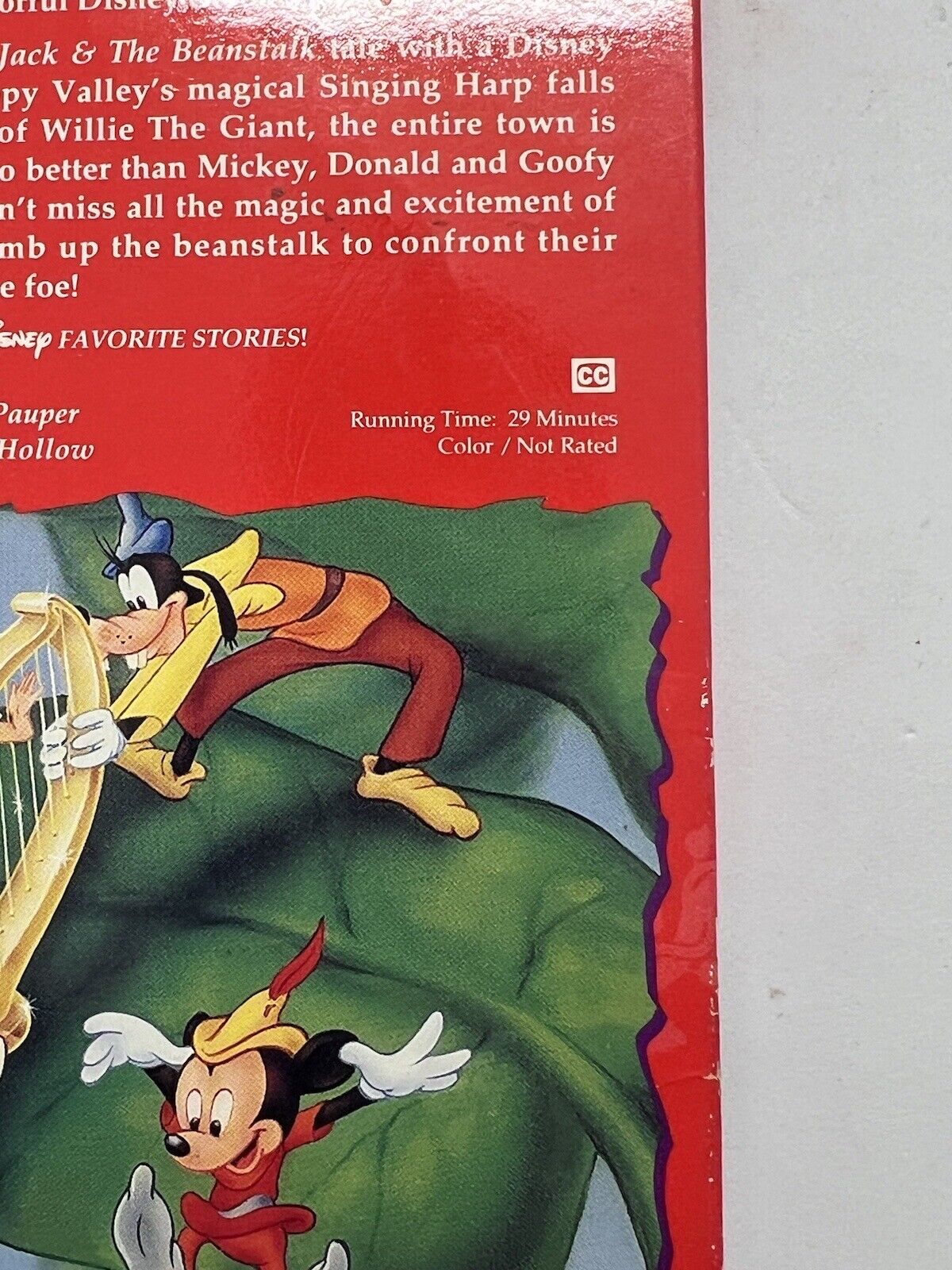 Disneys Learning Adventures - Mickey The Beanstalk (VHS, 1994) - thriftgoblin