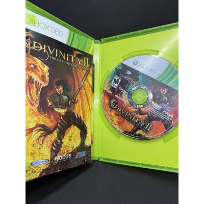 Divinity II: The Dragon Knight Saga. Xbox 360. Complete CIB, Soundtrack. TESTED - thriftgoblin